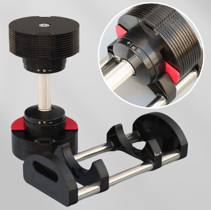 Adjustable 36kg Electroplated  - Adjustable Dumbbell Pair 40Kg ulasan dan harga
