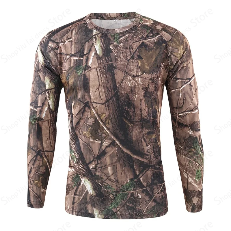 Mens Camo Long Sleeve T Shirt  - Hiking ulasan dan harga